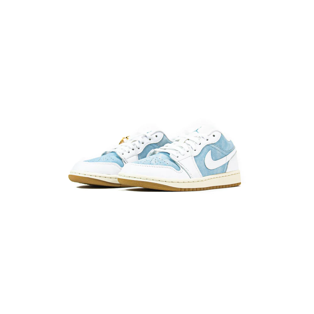 Wmns Air Jordan 1 Low SE (Worn Blue/White) - Image 2
