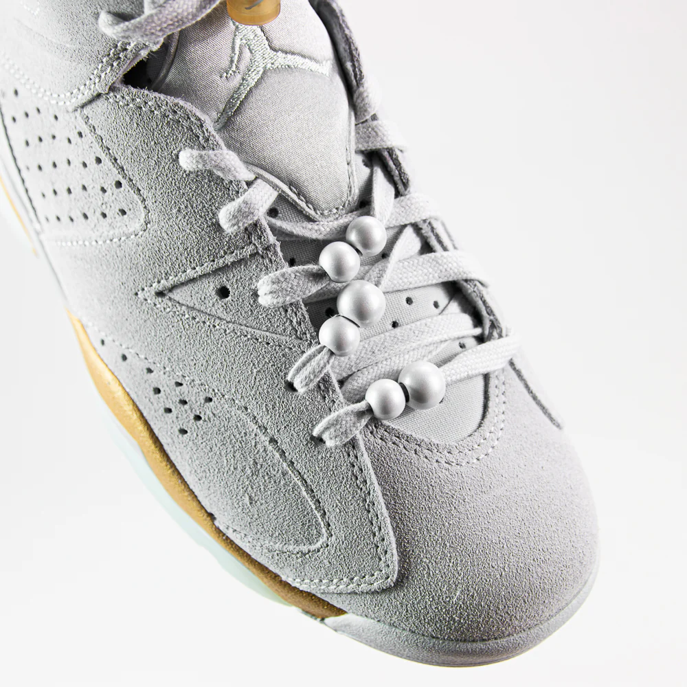 Wmns Air Jordan 6 Retro (Pure Platinum/Glacier Blue) - Image 5