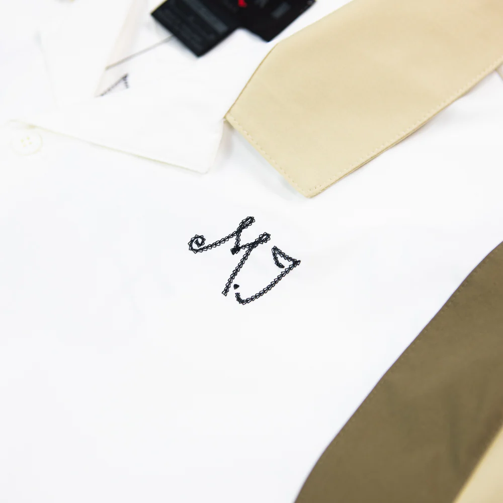 Wmns Jordan Button Down Shirt (Sail/Team Gold/Brown Kelp) - Image 2