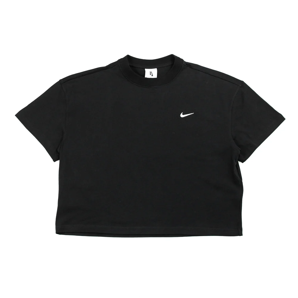 WMNS NikeLab Cropped Tee (Black/White)