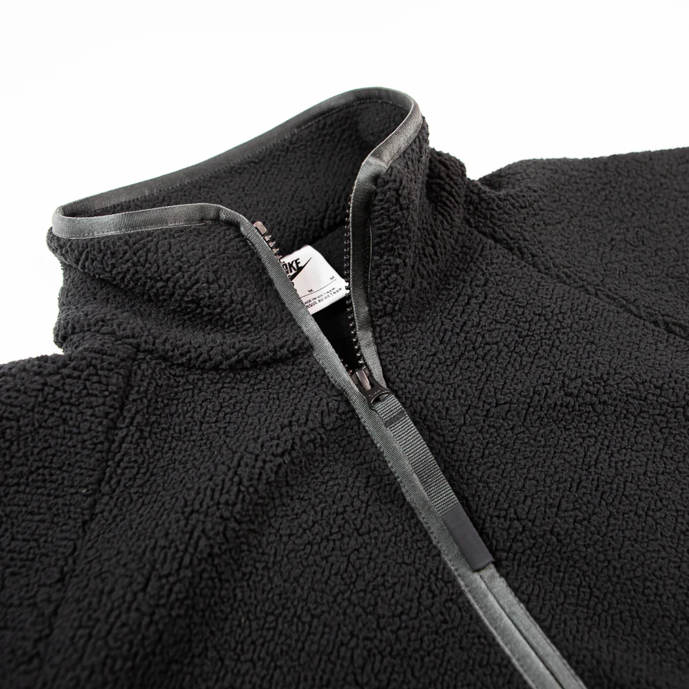 Wmns NSW High-Pile Fleece Jacket (Black/Anthracite) - Image 2